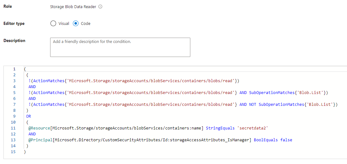 Condition as code